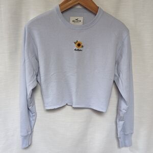 Hollister Crop Lightweight‎ Daisy Sweater